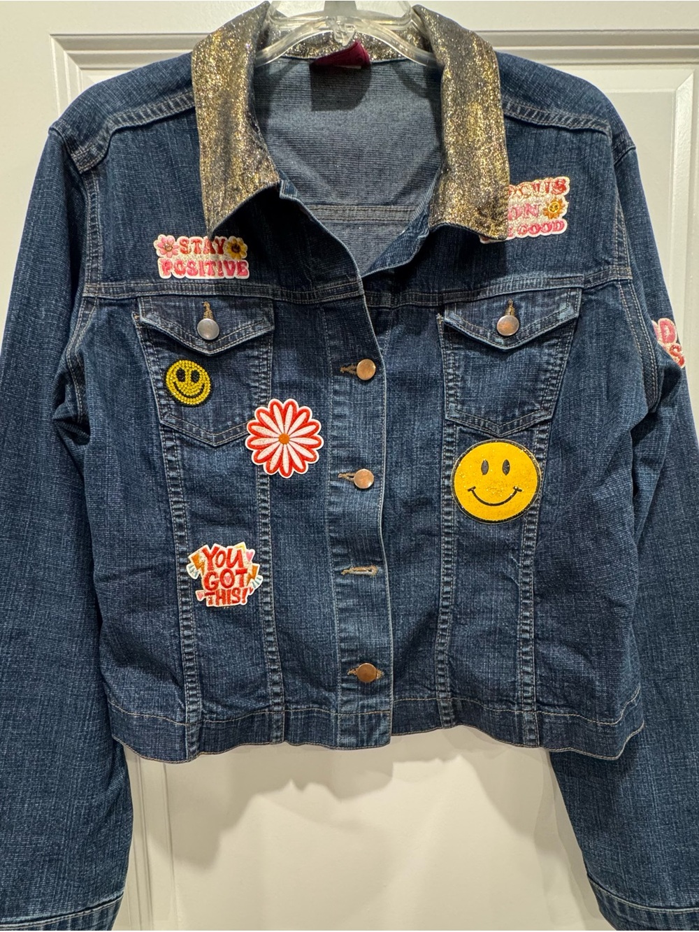 Denim Patchwork Jacket - Picture 3 of 7